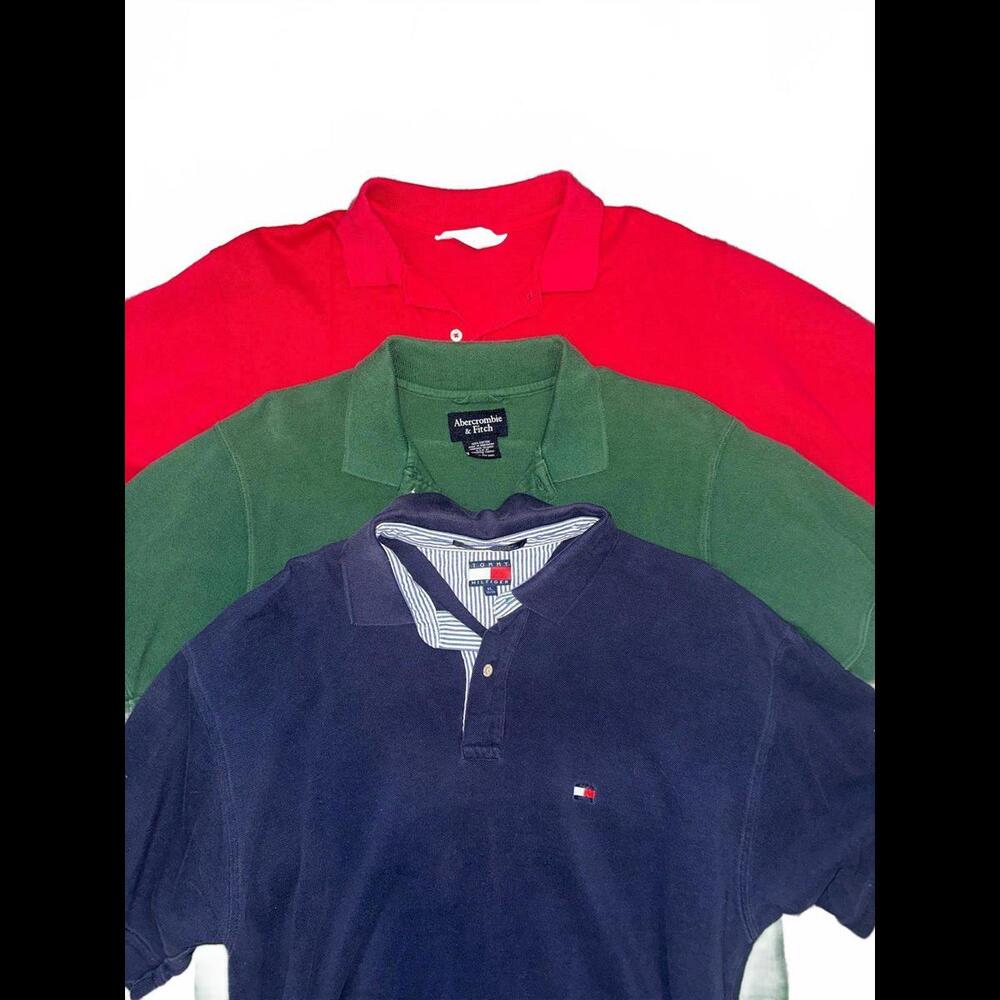 3 Polo Bundle! Tommy Hilfiger, A&F, and Brooks Brothers